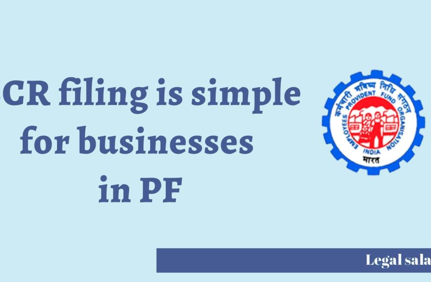 Now ECR filing is simple for employers in PF