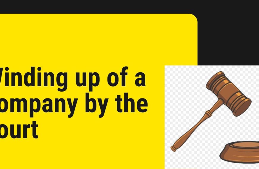 Termination of a company by a court